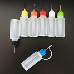5pcs 20 30 50ml Squeeze Bottles Needle Tip PE Glue Applicator Bottle Craft Tool