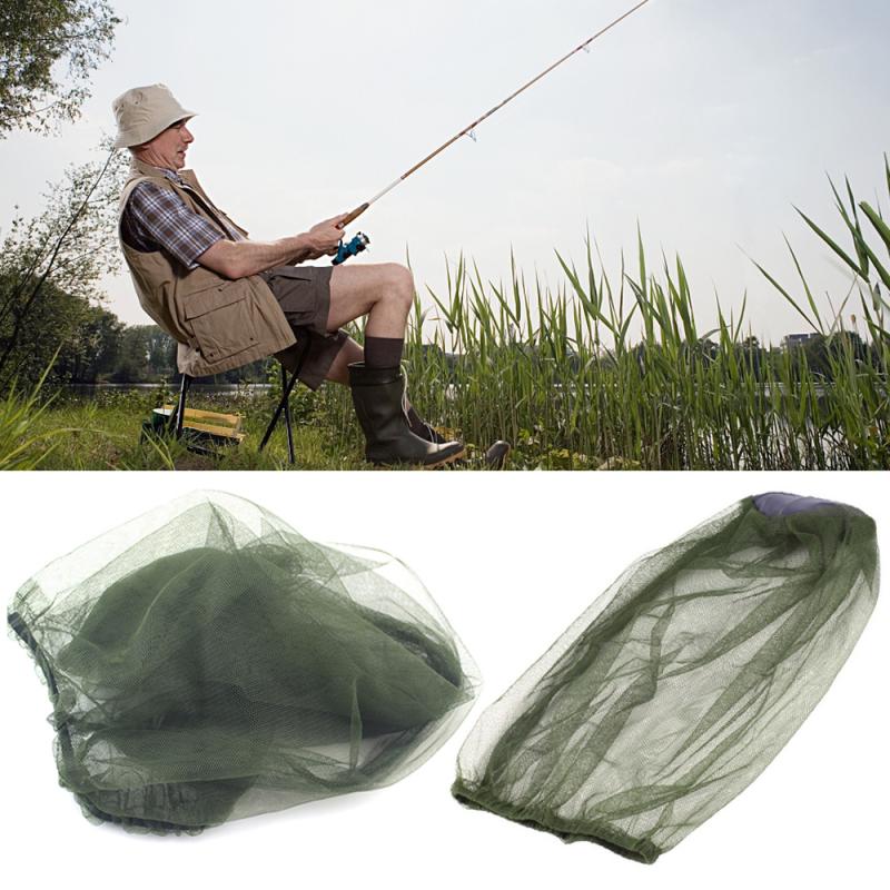 Fishing Cap Anti Mosquito Bug Insect Bee Net Mesh Head Face Mask Hat