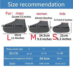 Silicone Waterproof Shoe Cover Reusable Dust Proof Foot Protection