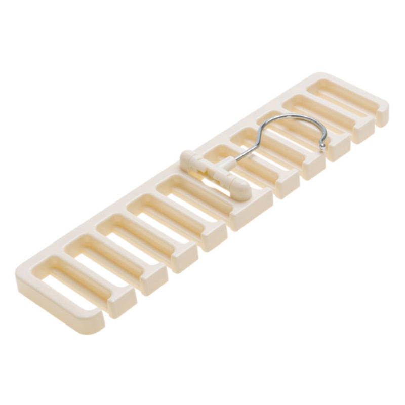 10 Slot Rotating Tie Belt Hanger for Closet Organization