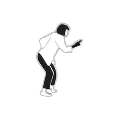 Dancing Girl Boy Brooch Enamel Pin Backpacks Jackets Hats Scarves Pants