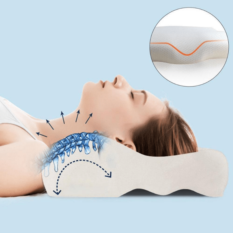 Memory Foam Orthopedic Pillow for Neck Pain Relief