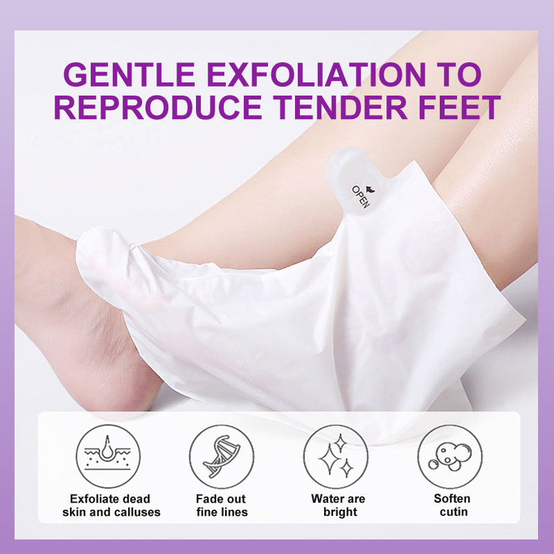 Lavender Foot Peel Mask Exfoliating Foot Care 5 Pairs