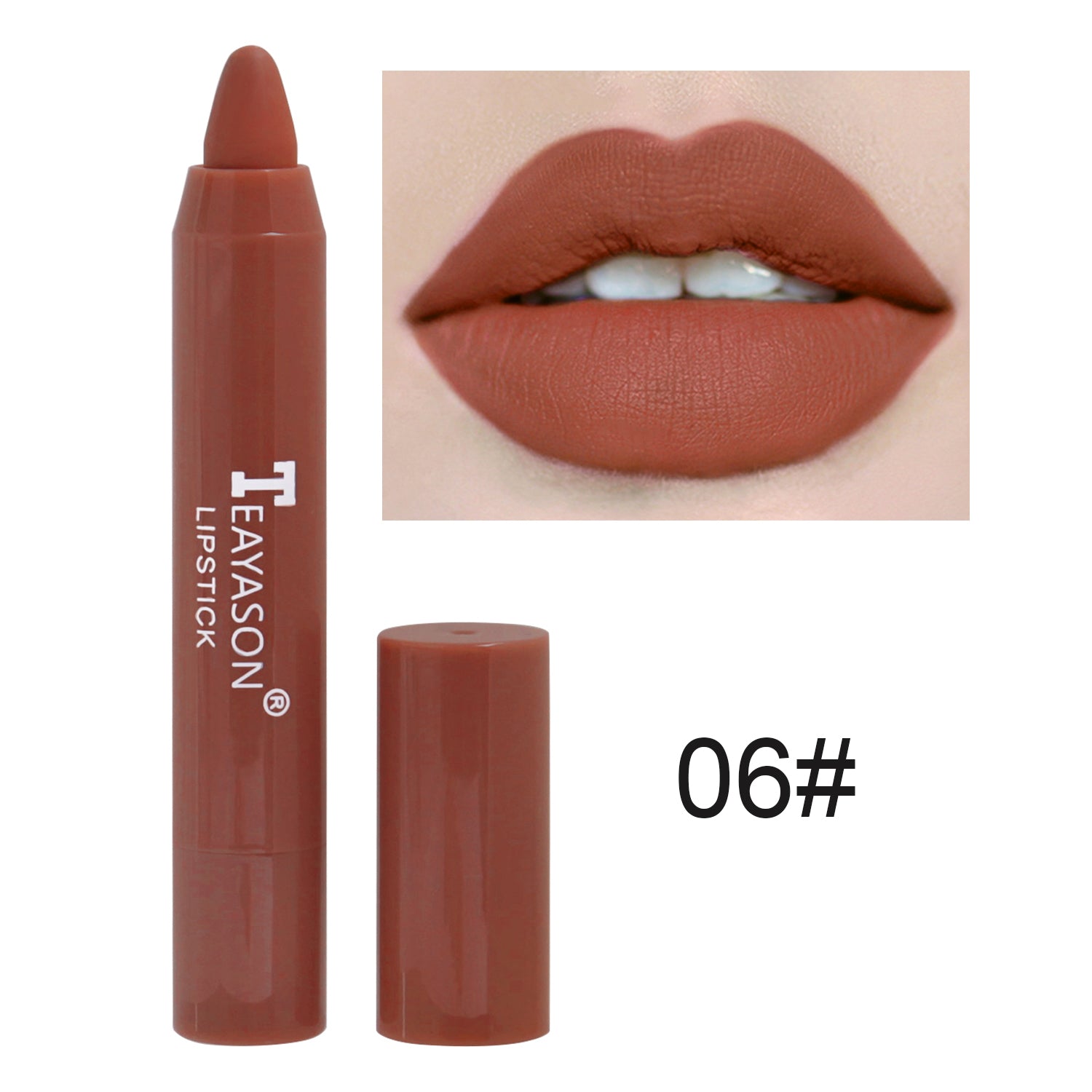 12 Colors Matte Lipstick Waterproof Long Lasting Lips Liner Pencil