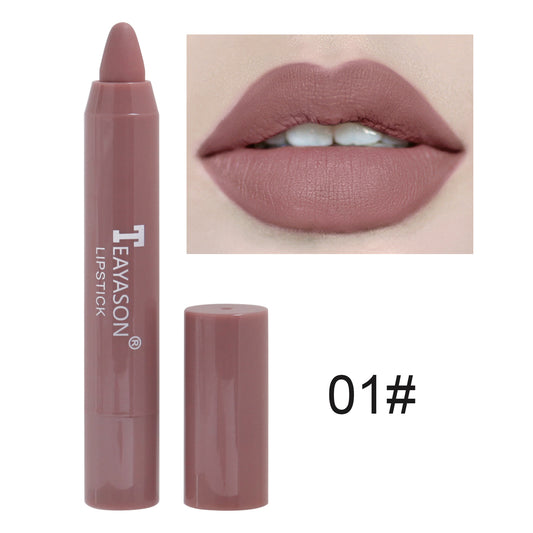 12 Colors Matte Lipstick Waterproof Long Lasting Lips Liner Pencil