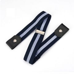 Elastic Belt Without Buckle Cowboy Canvas Men's Buckle Belt