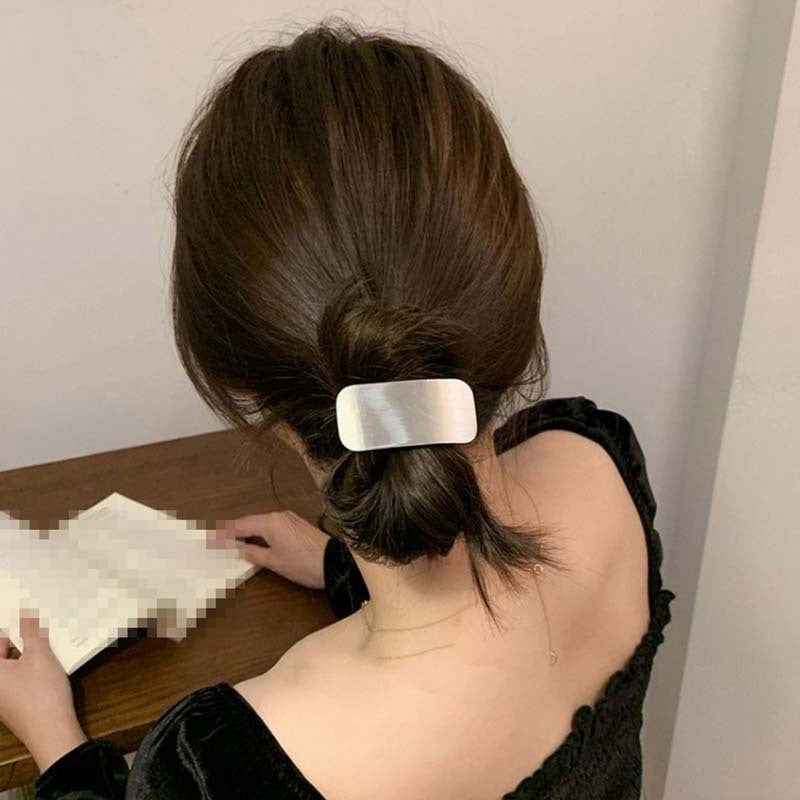 Metal Hair Tie Female Hair Ring Head Rope Ponytail Band