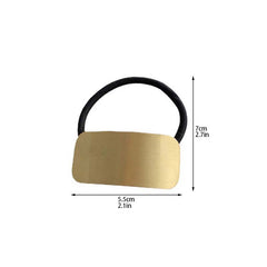 Metal Hair Tie Female Hair Ring Head Rope Ponytail Band