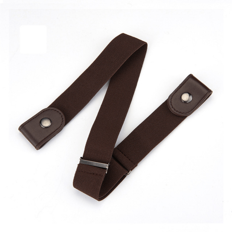 Elastic Belt Without Buckle Cowboy Canvas Men's Buckle Belt