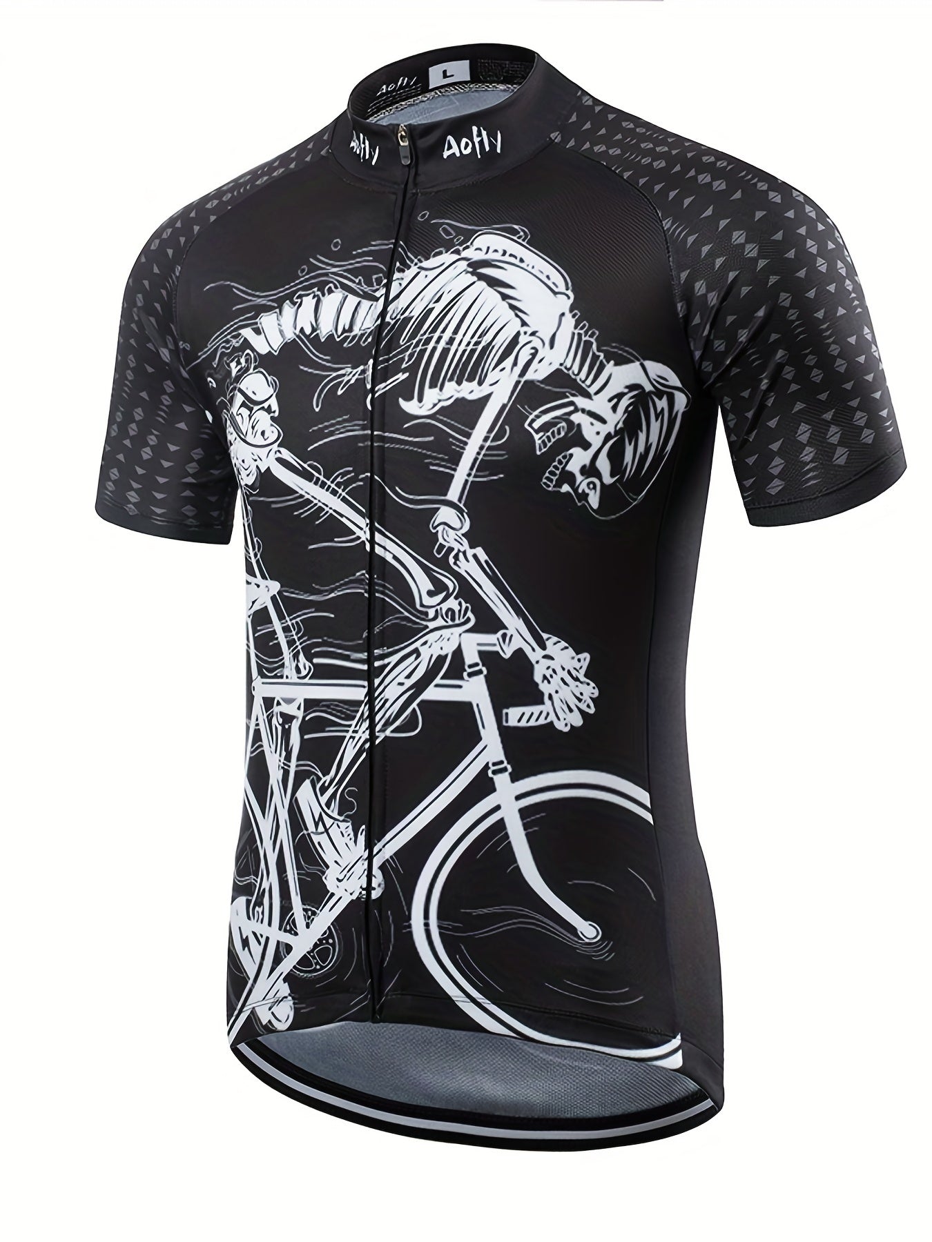 Men's Quick Dry Cycling Jersey with Rear Pocket