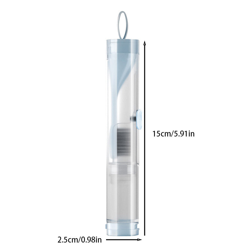 ETRAVEL Portable Folding Toothbrush Set Orthodontic Soft Hair Toothpaste Oral