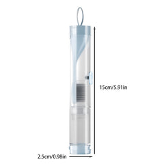ETRAVEL Portable Folding Toothbrush Set Orthodontic Soft Hair Toothpaste Oral