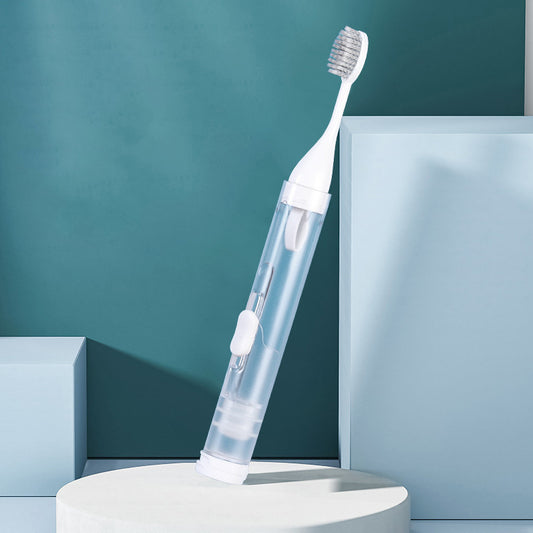 ETRAVEL Portable Folding Toothbrush Set Orthodontic Soft Hair Toothpaste Oral