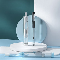 ETRAVEL Portable Folding Toothbrush Set Orthodontic Soft Hair Toothpaste Oral