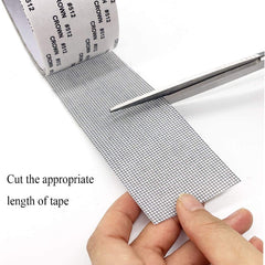 Window Screen Repair Kit Tape - Waterproof Fiberglass Mesh Patch