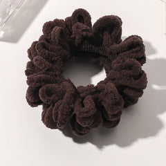 Flocking Hair Tie Seamless Hair Ring Ponytail Holder Hair Accessories