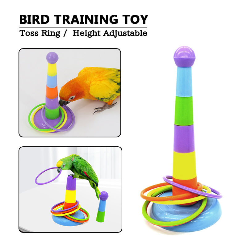 Interactive Parrot Toy for Chewing and Training