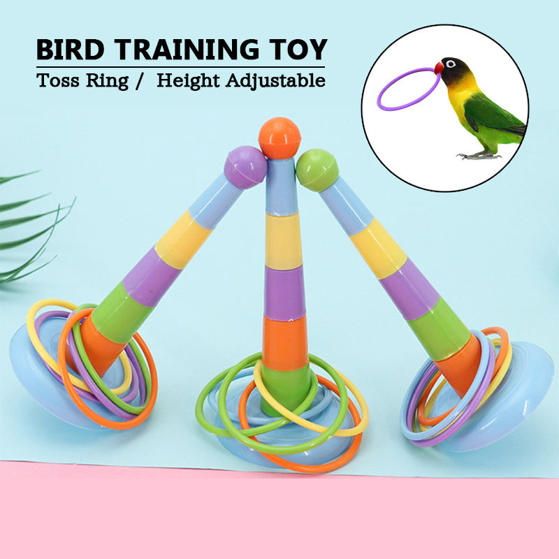 Interactive Parrot Toy for Chewing and Training