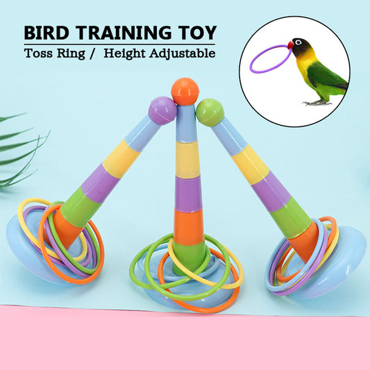 Interactive Parrot Toy for Chewing and Training