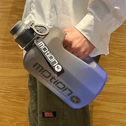 Gradient Sports Water Bottle with Handle Large Capacity Frosted Outdoor