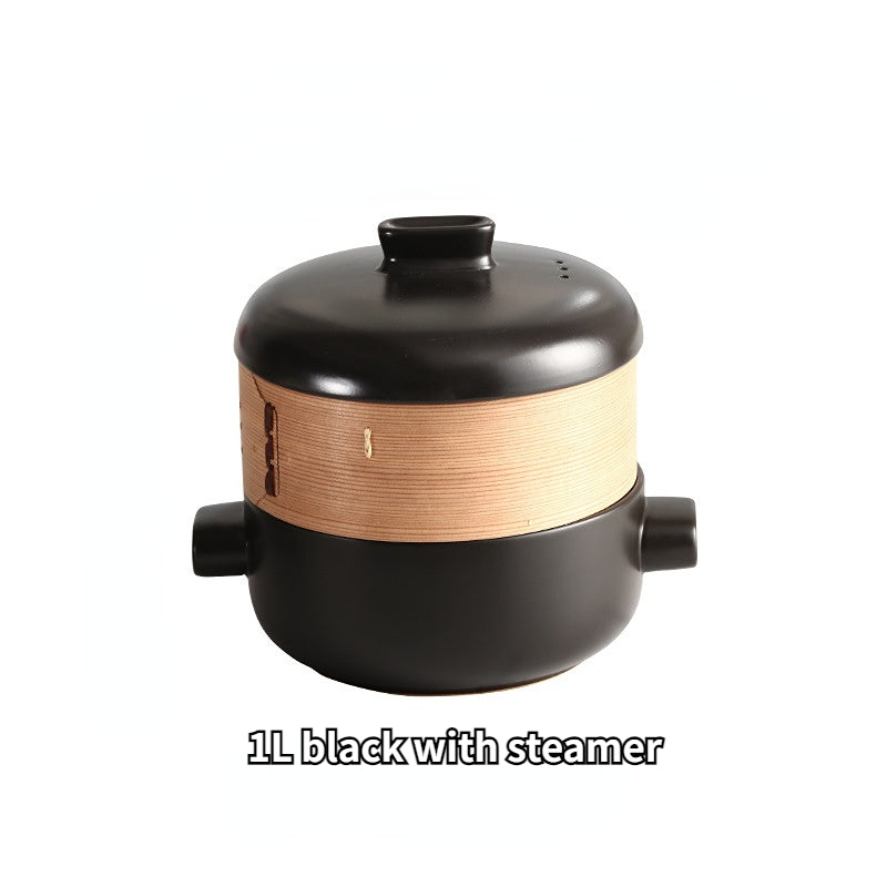 Japanese Style Steamer Casserole + Steamer Basket Soup Pot