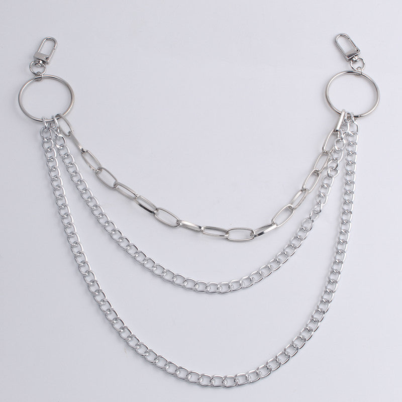 Metal Pants Chain Punk Hip Hop Rock Body Chain Nightclub Accessories