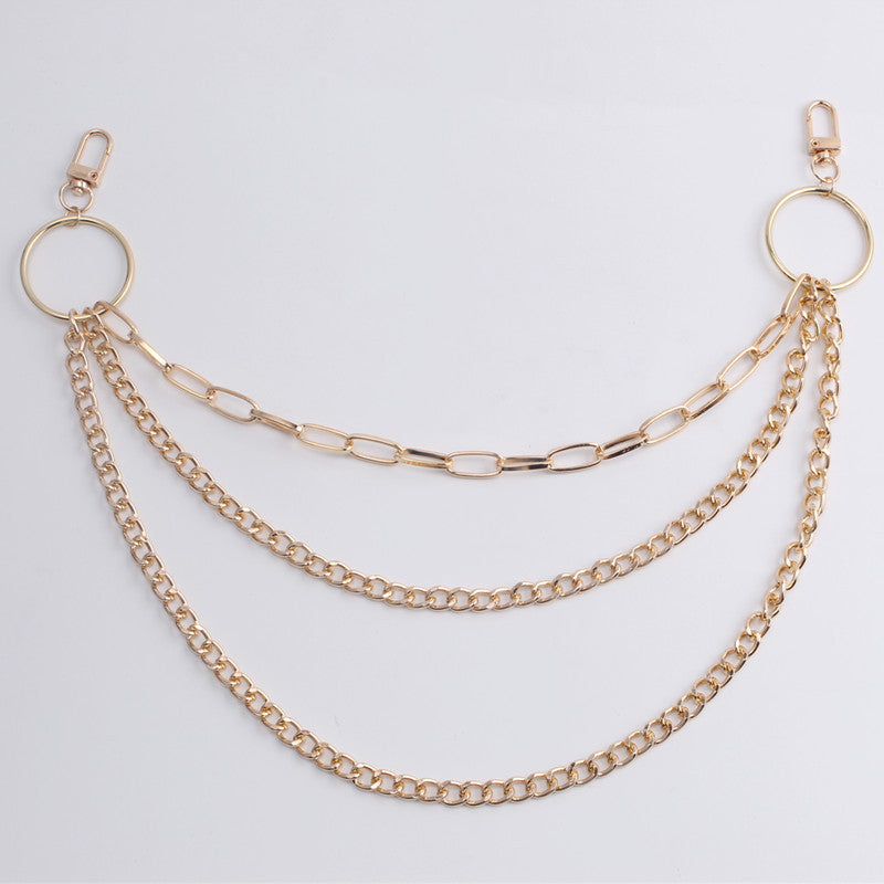 Metal Pants Chain Punk Hip Hop Rock Body Chain Nightclub Accessories