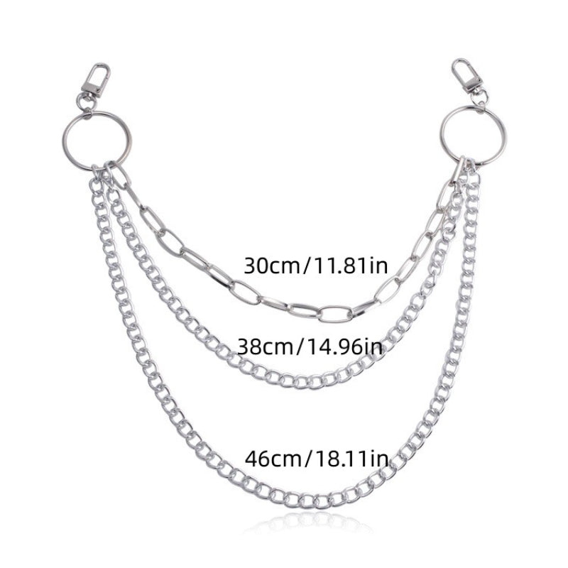 Metal Pants Chain Punk Hip Hop Rock Body Chain Nightclub Accessories
