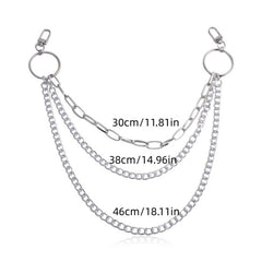 Metal Pants Chain Punk Hip Hop Rock Body Chain Nightclub Accessories