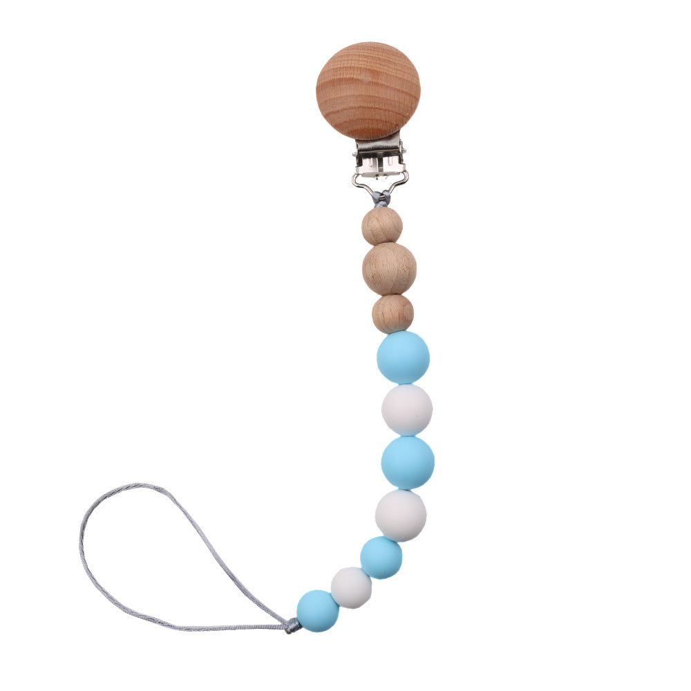 Chewable Teething Toy Chain Baby Pacifier Clips