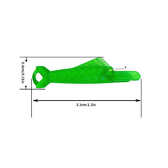 10pcs Auto Needle Threader DIY Sewing Tools Green Fish Threader