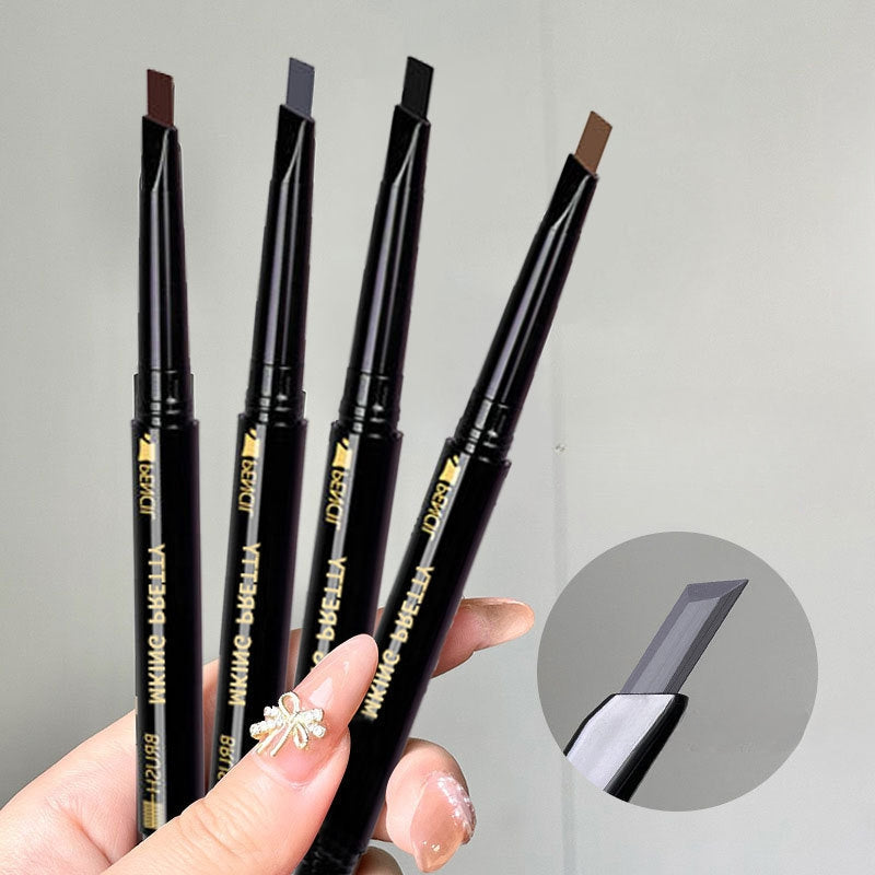 Waterproof Double-ended Eyebrow Pencil with Brush