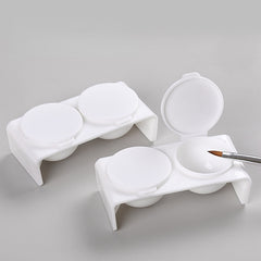 Double Hole Pen Washing Cup for Nail Enhancement Coloring Painting