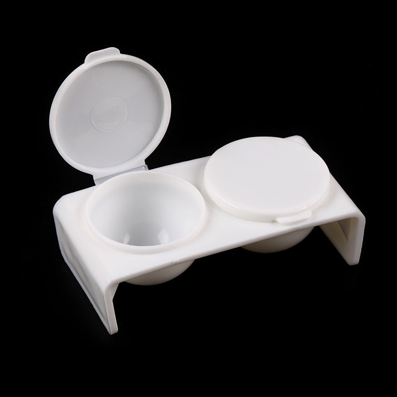 Double Hole Pen Washing Cup for Nail Enhancement Coloring Painting