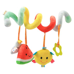 Baby Plush Fruit Bed Winding Car Pendant