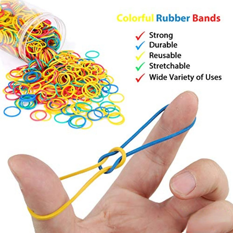 200Pcs High Elastic Hair Tie Ponytail Holder Scunchies Kids Hair Accessories