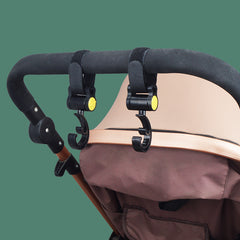 2pcs Baby Stroller Hook 360 Diaper Bag Hanger Accessories