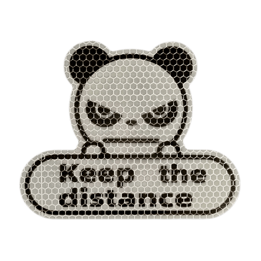 Reflective Honeycomb Cartoon Car Decoration Stickers - Keep Distance & Add Fun