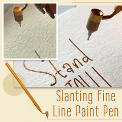 Fine Line Paint Pen Diagonal Detail Thin Line Liquid Writer Paint Applicator