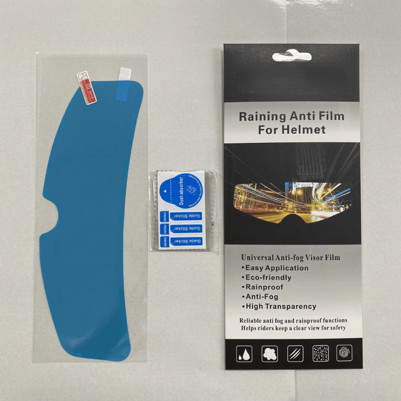 Motorcycle Helmet Waterproof Lens Film Anti Fog Rain Protection Sticker