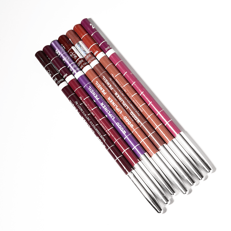 Long Lasting Shadow Lip Liner 28 Colors Rose Nude Brown Red