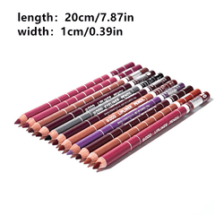 Long Lasting Shadow Lip Liner 28 Colors Rose Nude Brown Red