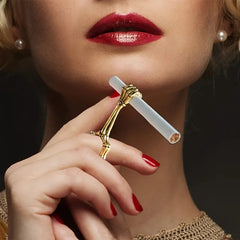 Hand Bone Smoking Ring Cigarette Holder Thick Smoke Rack Holder Clip