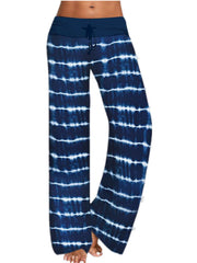  Tie Dye Drawstring Wide Leg Pants