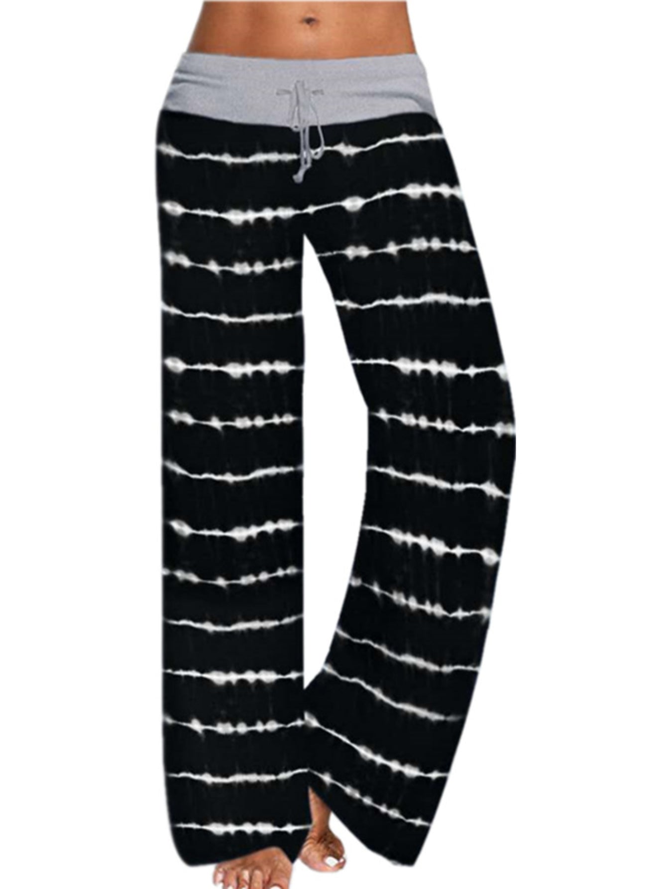  Tie Dye Drawstring Wide Leg Pants