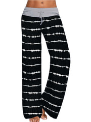  Tie Dye Drawstring Wide Leg Pants