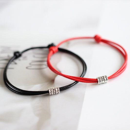 Boho Style PU Leather Stackable Bracelet Hand Jewelry For Women