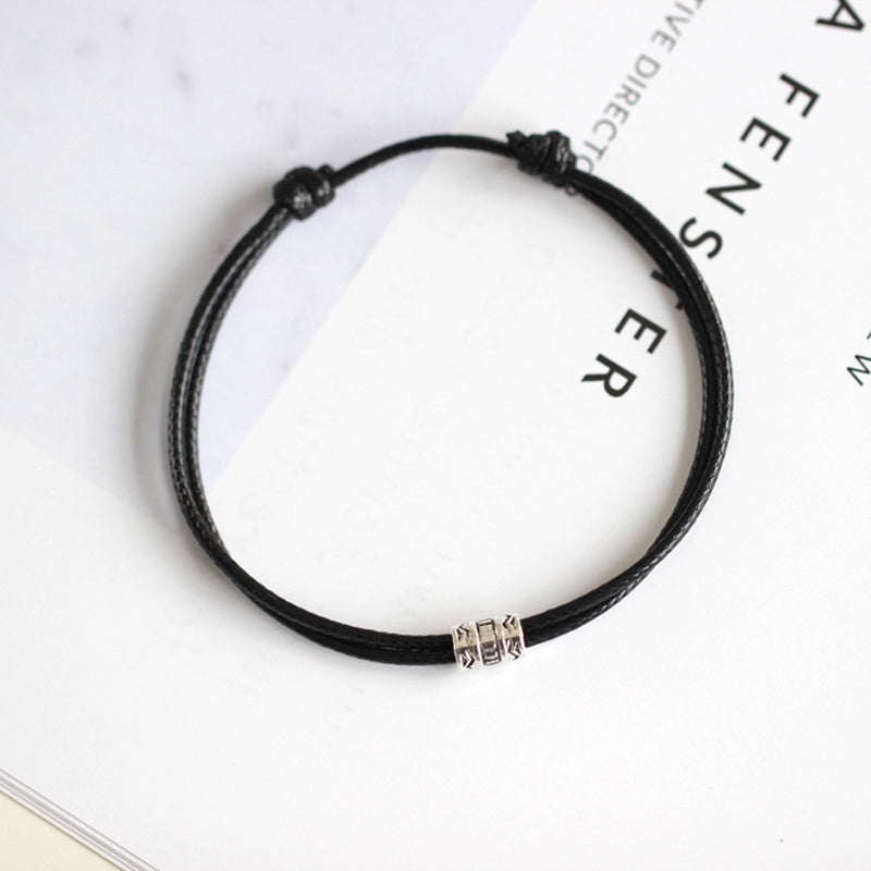 Boho Style PU Leather Stackable Bracelet Hand Jewelry For Women