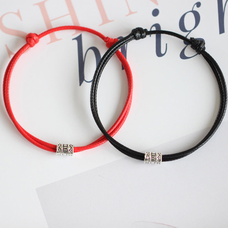Boho Style PU Leather Stackable Bracelet Hand Jewelry For Women