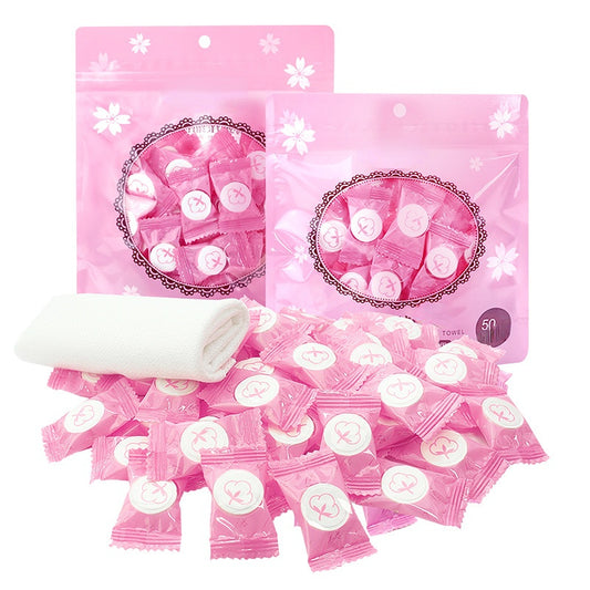 30pcs Mini Disposable Towel Compressed Portable Travel Face Towels